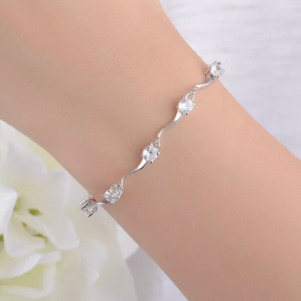 Crystal Zircon Bracelet
